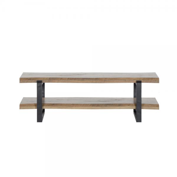 BRICK TV STAND ΚΑΡΥΔΙ ΜΑΥΡΟ 140x40xH45cm