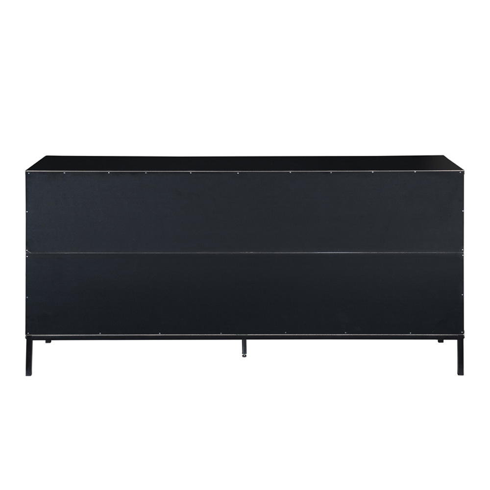 BLACKBIRD ΜΠΟΥΦΕΣ 2ΠΟΡΤΕΣ 3ΣΥΡΤΑΡΙΑ RIVIERA OAK ΜΑΥΡΟ 150x40x75.5