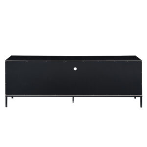 BLACKBIRD TV STAND RIVIERA OAK ΜΑΥΡΟ 160x40.5x58