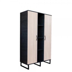 MY HOME 105 ΝΤΟΥΛΑΠΑ SONOMA CEMENT ΣΚΟΥΡΟ 105x47xH180cm
