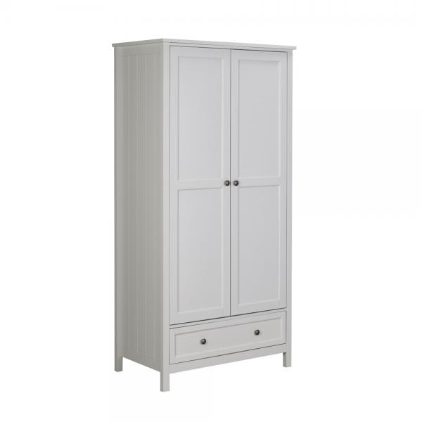 FRENCH ΝΤΟΥΛΑΠΑ 2ΠΟΡΤΕΣ 1ΣΥΡΤΑΡΙ ΓΚΡΙ ΑΝΟΙΧΤΟ 95x54,5xH190cm