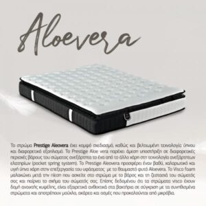 VISCO ALOE VERA ΣΤΡΩΜΑ 160x200cm 200x160xH28cm