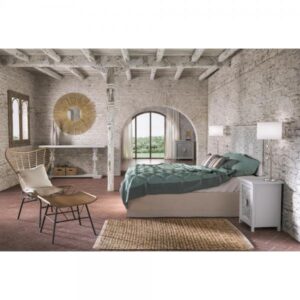 EXOTIC ΚΟΜΟΔΙΝΟ ΛΕΥΚΟ ANTIQUE 43x37,5xH61cm