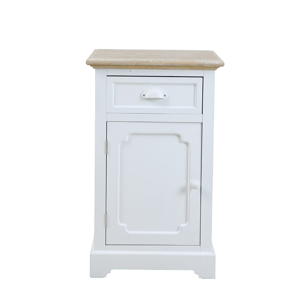 KIMOLOS ΚΟΜΟΔΙΝΟ 1ΠΟΡΤΑ 1ΣΥΡΤΑΡΙ ΛΕΥΚΟ ΦΥΣΙΚΟ 43x35x71