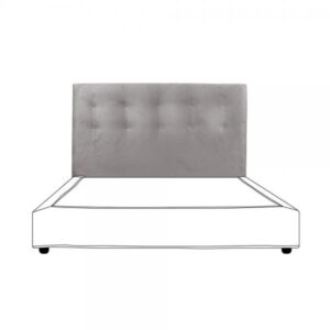 FIFTEEN ΚΕΦΑΛΑΡΙ ΚΑΙ ΥΦΑΣΜΑ ΒΑΣΗΣ BEIGE 160x6xH110cm
