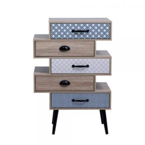 EZRA ΚΟΜΟΤΑ SONOMA ΜΕ PATTERN 60x40xH90cm