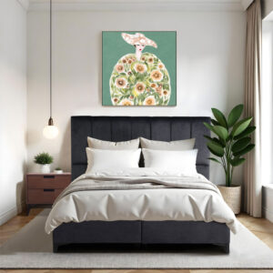 STICKS ΚΡΕΒΑΤΙ ΜΕ ΑΠΟΘΗΚ. ΧΩΡΟ (ΓΙΑ ΣΤΡΩΜΑ 160x200cm) ΓΚΡΙ 26-911 223x166x120