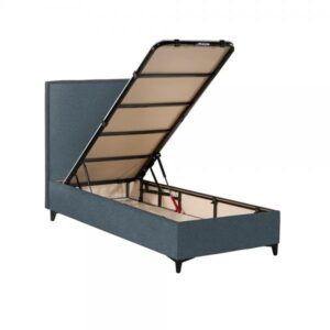 FRAME ΚΡΕΒΑΤΙ ΜΕ ΑΠΟΘΗΚ. ΧΩΡΟ (ΓΙΑ ΣΤΡΩΜΑ 90x200cm) BLUE JEAN 03-881 208x97xH121cm