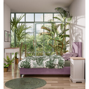 FRAME ΚΡΕΒΑΤΙ ΜΕ ΑΠΟΘΗΚ. ΧΩΡΟ (ΓΙΑ ΣΤΡΩΜΑ 90x200cm) VIOLET 10-881 208x97x121