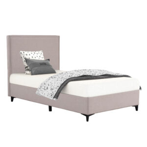 FRAME ΚΡΕΒΑΤΙ ΜΕ ΑΠΟΘΗΚ. ΧΩΡΟ (ΓΙΑ ΣΤΡΩΜΑ 120x200cm) BEIGE 16-854 208x127x121