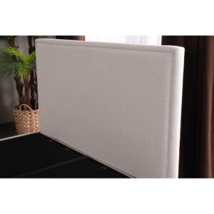 FRAME ΚΡΕΒΑΤΙ ΜΕ ΑΠΟΘΗΚ. ΧΩΡΟ (ΓΙΑ ΣΤΡΩΜΑ 160x200cm) BEIGE 16-854 208x167x121