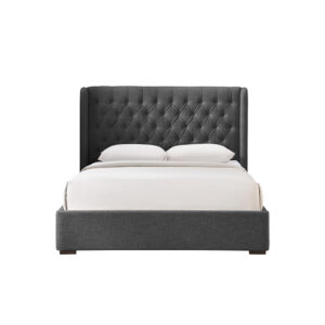 DUCHESS ΚΡΕΒΑΤΙ (ΓΙΑ ΣΤΡΩΜΑ 160x200cm) ΑΝΘΡΑΚΙ 220.5x181x135