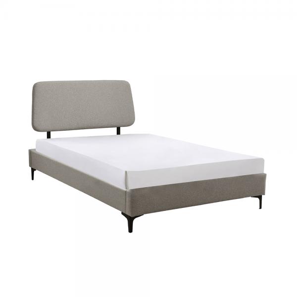 TREND ΚΡΕΒΑΤΙ (ΓΙΑ ΣΤΡΩΜΑ 120x200cm) BEIGE 202x122xH102cm