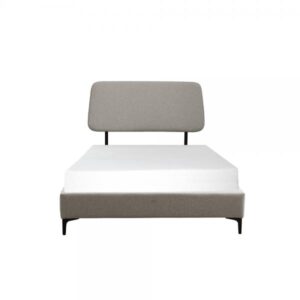 TREND ΚΡΕΒΑΤΙ (ΓΙΑ ΣΤΡΩΜΑ 120x200cm) BEIGE 202x122xH102cm