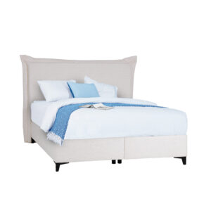LONGWAVE ΚΡΕΒΑΤΙ ΜΕ ΑΠΟΘΗΚ. ΧΩΡΟ (ΓΙΑ ΣΤΡΩΜΑ 160x200cm) OFF WHITE 06-900 207x180x140