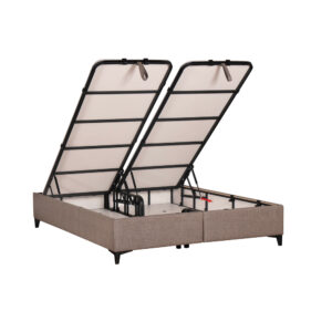 INTERNO ΒΑΣΗ ΜΕ ΑΠΟΘΗΚ.ΧΩΡΟ 160x200cm ΓΚΡΙ ΚΑΦΕ 20-914 200x160x34