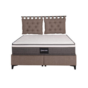 INTERNO ΒΑΣΗ ΜΕ ΑΠΟΘΗΚ.ΧΩΡΟ 160x200cm ΓΚΡΙ ΚΑΦΕ 20-914 200x160x34