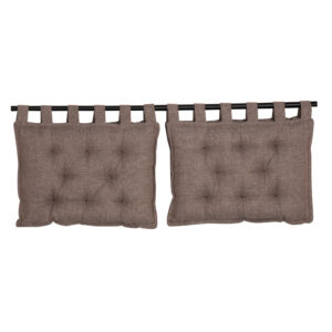 HANG ΜΑΞΙΛΑΡΙ ΚΕΦΑΛΑΡΙΟΥ SET 2ΤΕΜ ΓΚΡΙ ΚΑΦΕ 20-914 70x10x50