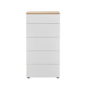 LUCIDO ΚΡΕΒΑΤΟΚΑΜΑΡΑ SET 3+1 ΛΕΥΚΟ OAK ΦΥΣΙΚΟ