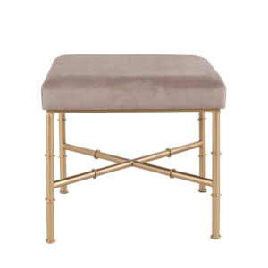 VICTOR ΣΚΑΜΠΟ BEIGE 47x47xH43cm