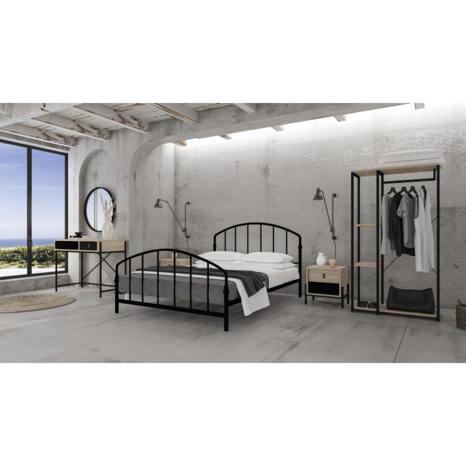 MODE ΝΤΟΥΛΑΠΑ SONOMA ΜΑΥΡΟ 90x40x167