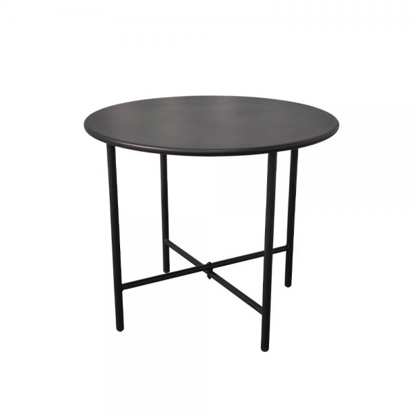 GIRO COFFEE TABLE ΜΑΥΡΟ 60x60xH50cm
