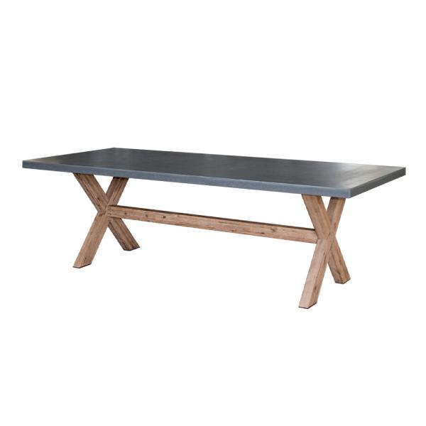 CAMIRO ΤΡΑΠΕΖΙ CEMENT 220x100xH75cm
