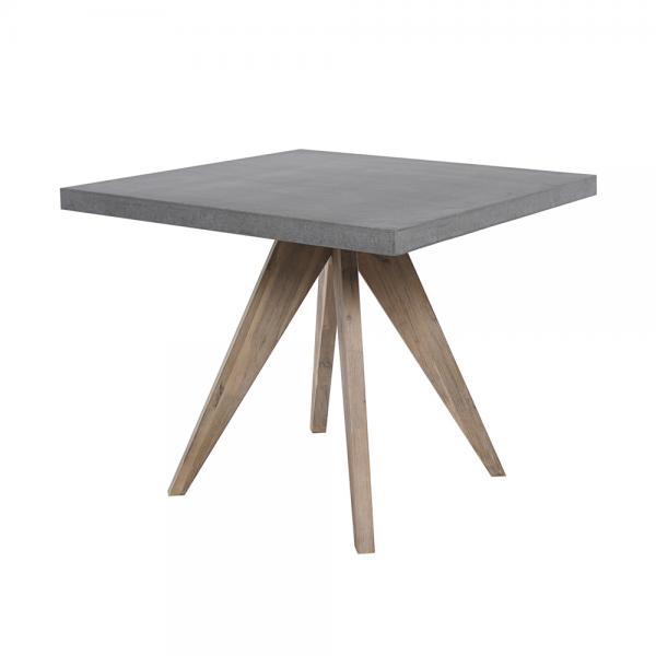 CAMIRO ΤΡΑΠΕΖΙ CEMENT 90x90xH75cm