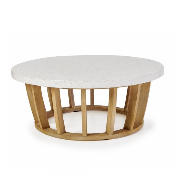 TERRA COFFEE TABLE TERRAZZO 100x100xH44,5cm