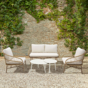 CAVE ΣΑΛΟΝΙ SET 1+2+1 ΦΥΣΙΚΟ