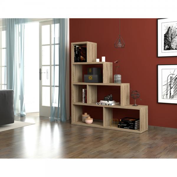 SCALA ΒΙΒΛΙΟΘΗΚΗ SONOMA 138x30xH151cm