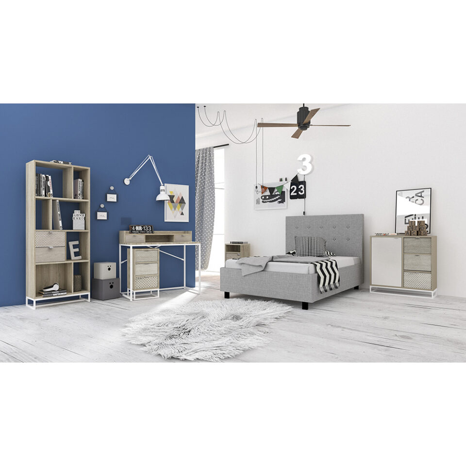 NAK ΒΙΒΛΙΟΘΗΚΗ SONOMA ΜΕ PATTERN 80x35x168