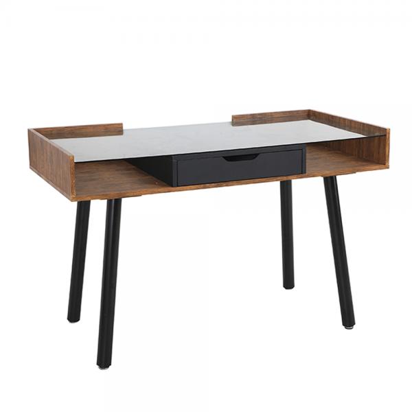 GAZZETTA ΓΡΑΦΕΙΟ 1ΣΥΡΤΑΡΙ ΔΙΑΦΑΝΟ ΚΑΡΥΔΙ 120x60xH76cm