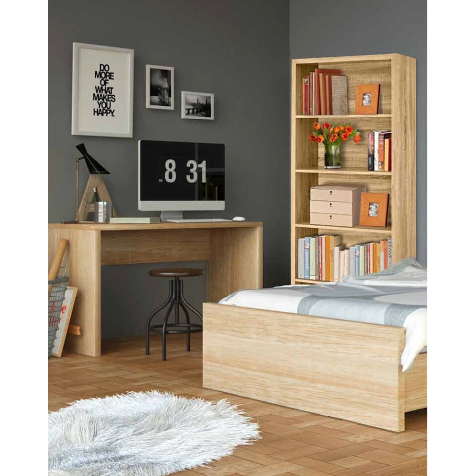 ERGO ΒΙΒΛΙΟΘΗΚΗ 4ΡΑΦΙΑ SONOMA 79x29x180