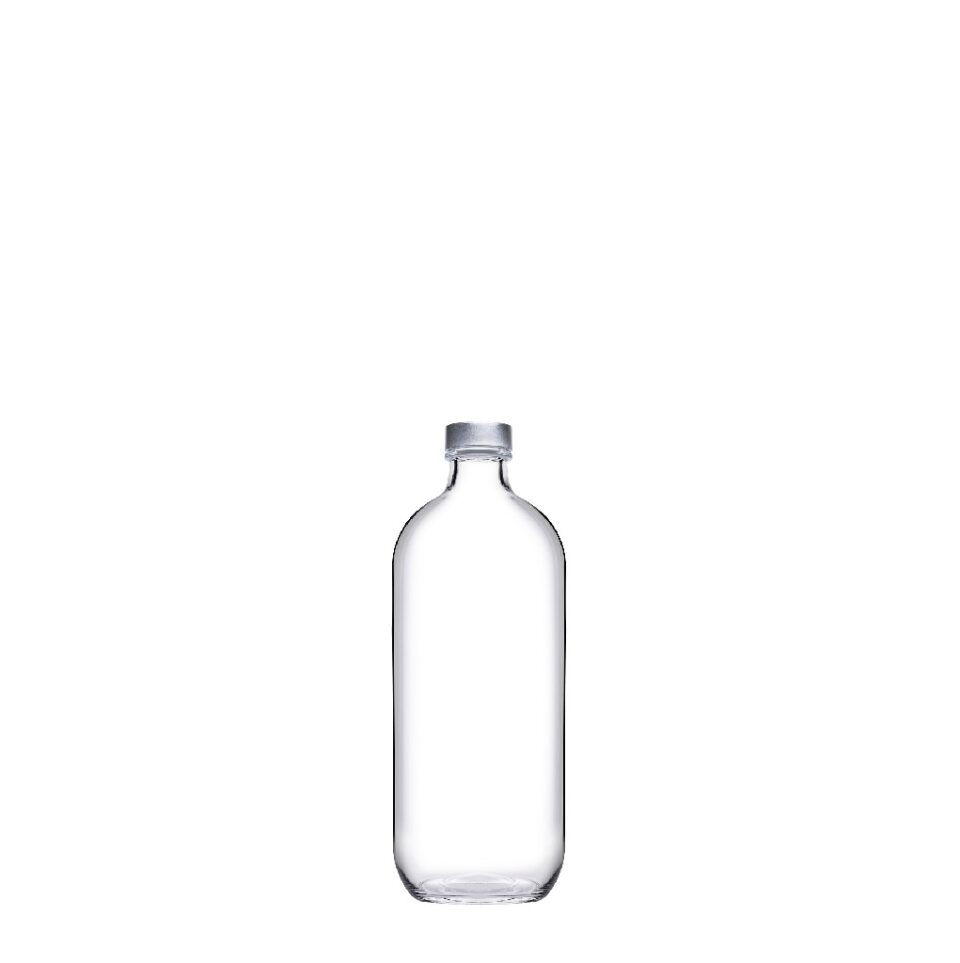 ICONIC BOTTLE W/ METAL LID 360CC H: 17,85 D: 6 P/1224 OB6/PR.BC.