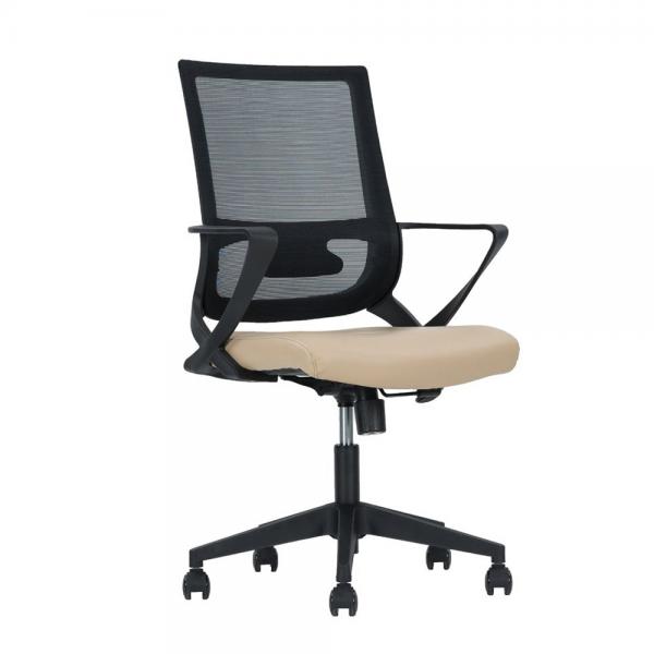 CROSS ΚΑΡΕΚΛΑ ΓΡΑΦΕΙΟΥ ΜΑΥΡΟ BEIGE 61x56xH109cm