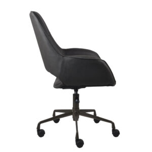 MINIMAL ΚΑΡΕΚΛΑ ΓΡΑΦΕΙΟΥ ΜΑΥΡΟ 65.5x64.5x106