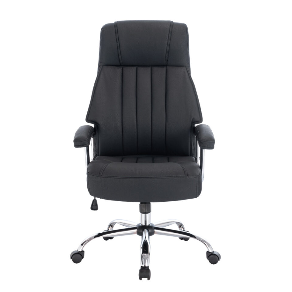 EXECUTIVE ΚΑΡΕΚΛΑ ΓΡΑΦΕΙΟΥ ΜΑΥΡΟ ΧΡΩΜΙΟ 65x70x123