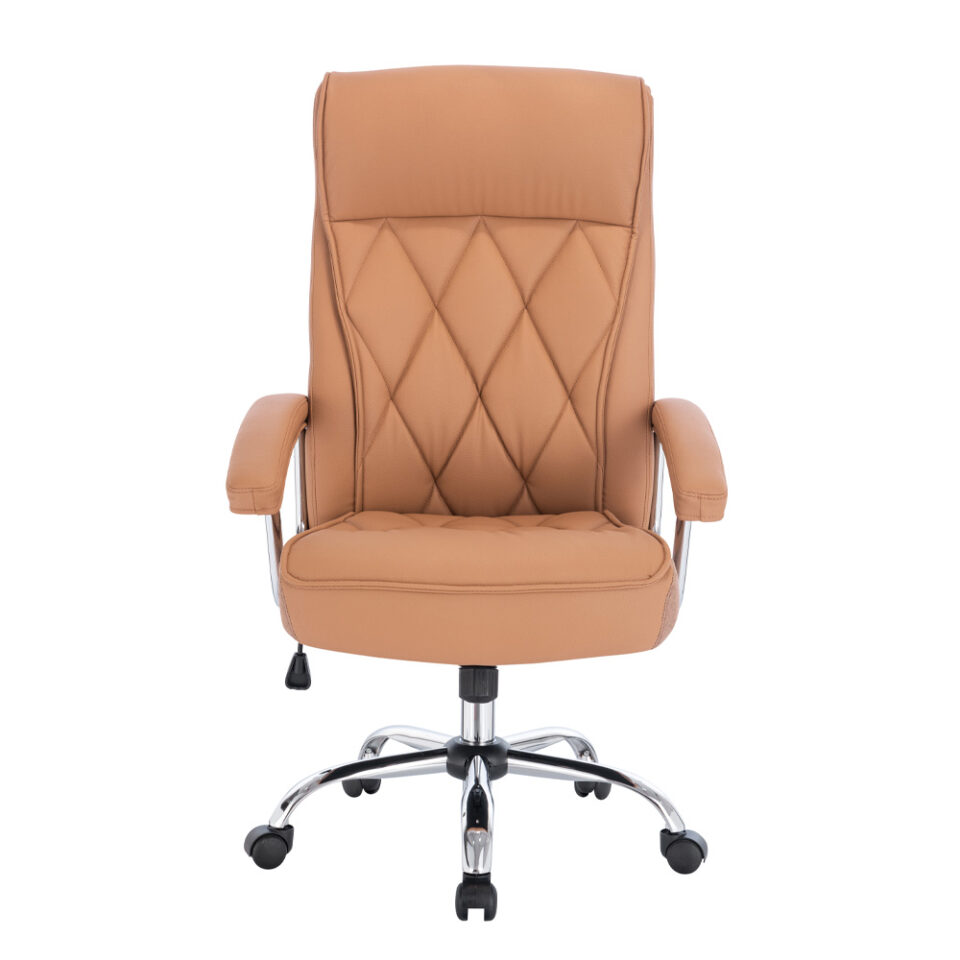 COMFY ΚΑΡΕΚΛΑ ΓΡΑΦΕΙΟΥ CAMEL ΧΡΩΜΙΟ 66.5x67.5x120