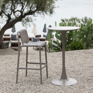 LIDO ΤΡΑΠΕΖΙ BAR CAPPUCCINO 59.5x59.5x100.5