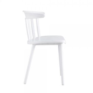 ORLANDO ΚΑΡΕΚΛΑ ΛΕΥΚΟ 47x45xH75cm