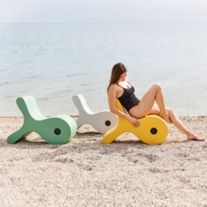 FISHY ΠΟΛΥΘΡΟΝΑ ΠΡΑΣΙΝΟ 86x38xH67cm