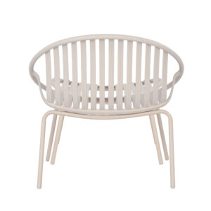NADIN ΠΟΛΥΘΡΟΝΑ SET 2ΤΕΜ OFF WHITE 79.5x70x74