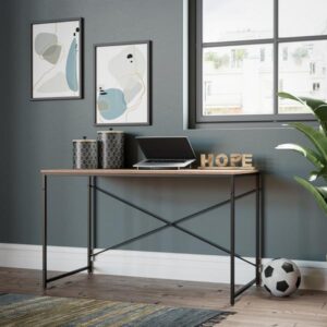 PLAIN ΓΡΑΦΕΙΟ SONOMA ΜΑΥΡΟ 120x60xH72cm