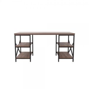 DOS ΓΡΑΦΕΙΟ 4ΡΑΦΙΑ ΚΑΡΥΔΙ ΜΑΥΡΟ 150x60xH75cm