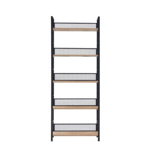 NEST ΒΙΒΛΙΟΘΗΚΗ ΦΥΣΙΚΟ ΜΑΥΡΟ 60x28x154