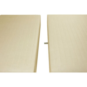 OVAL ΚΡΕΒΑΤΙ ΧΩΡΙΣ ΑΠΟΘΗΚ. ΧΩΡΟ (ΓΙΑ ΣΤΡΩΜΑ 160x200cm) OFF WHITE 221x209x122