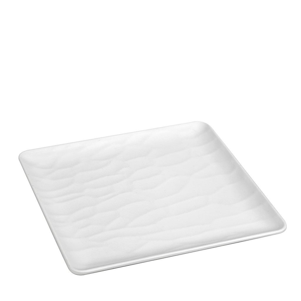 WHITE ΠΙΑΤΟ ΡΗΧΟ ΤΕΤΡΑΓ. 26ΕΚ WAVY MATTE ΜΕΛΑΜΙΝΗΣ