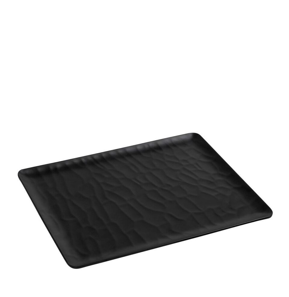 BLACK ΔΙΣΚΟΣ ΜΠΟΥΦΕ GN1/2 32,5Χ26,5ΕΚ WAVY MATTE ΜΕΛΑΜΙΝΗΣ