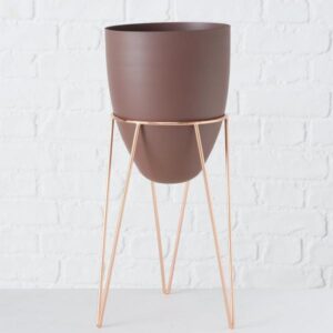 KEIN, ΚΑΣΠΩ ΚΑΦΕ ΜΕ ΒΑΣΗ ΜΕΤΑΛΛΙΚΗ ΧΡΥΣΗ D17xH42cm LARGE